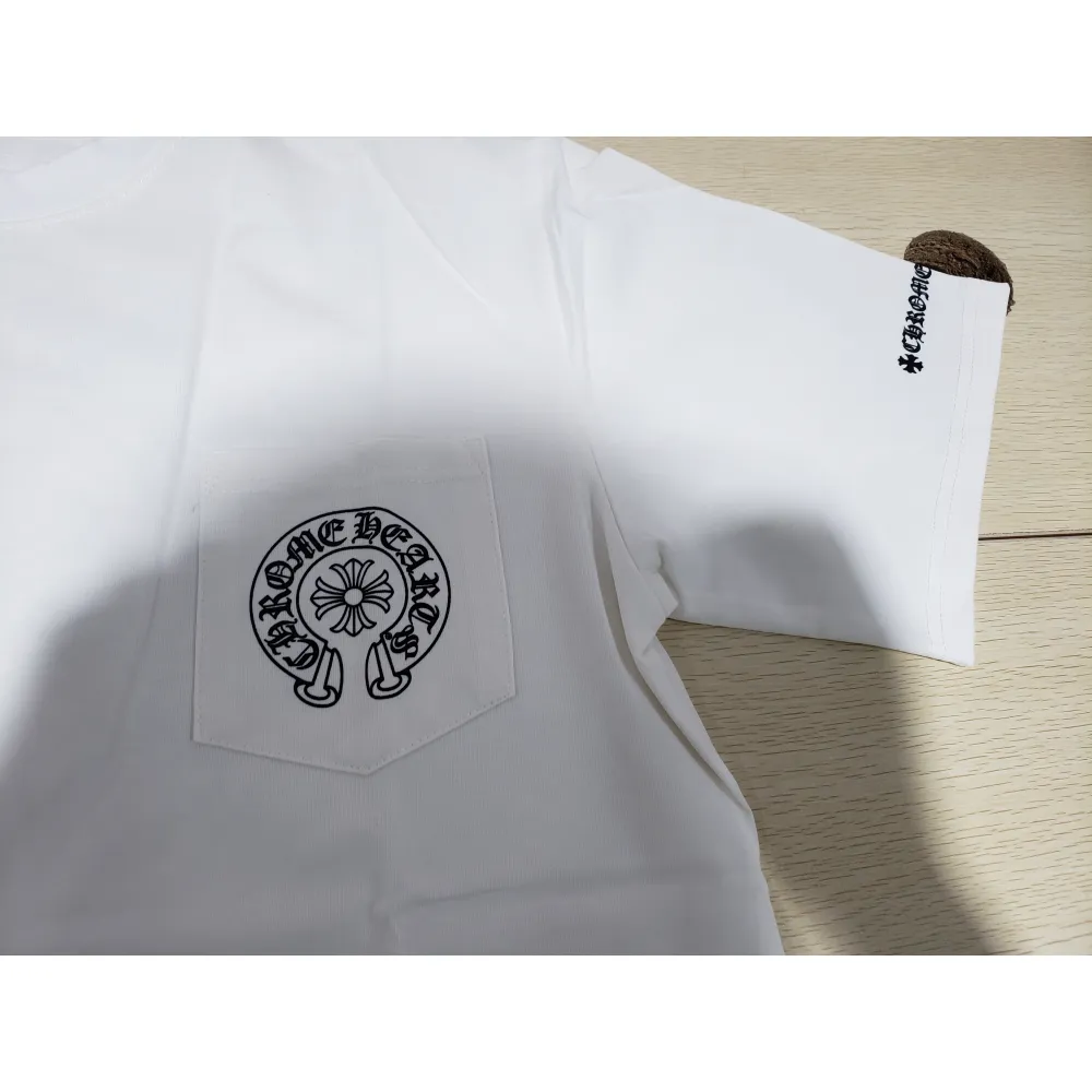 Bstsneaker-Chrome Hearts Logo Pocket T-Shirt SS21 White 140
