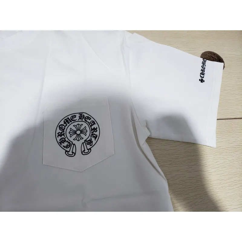 Bstsneaker-Chrome Hearts Logo Pocket T-Shirt SS21 White 140