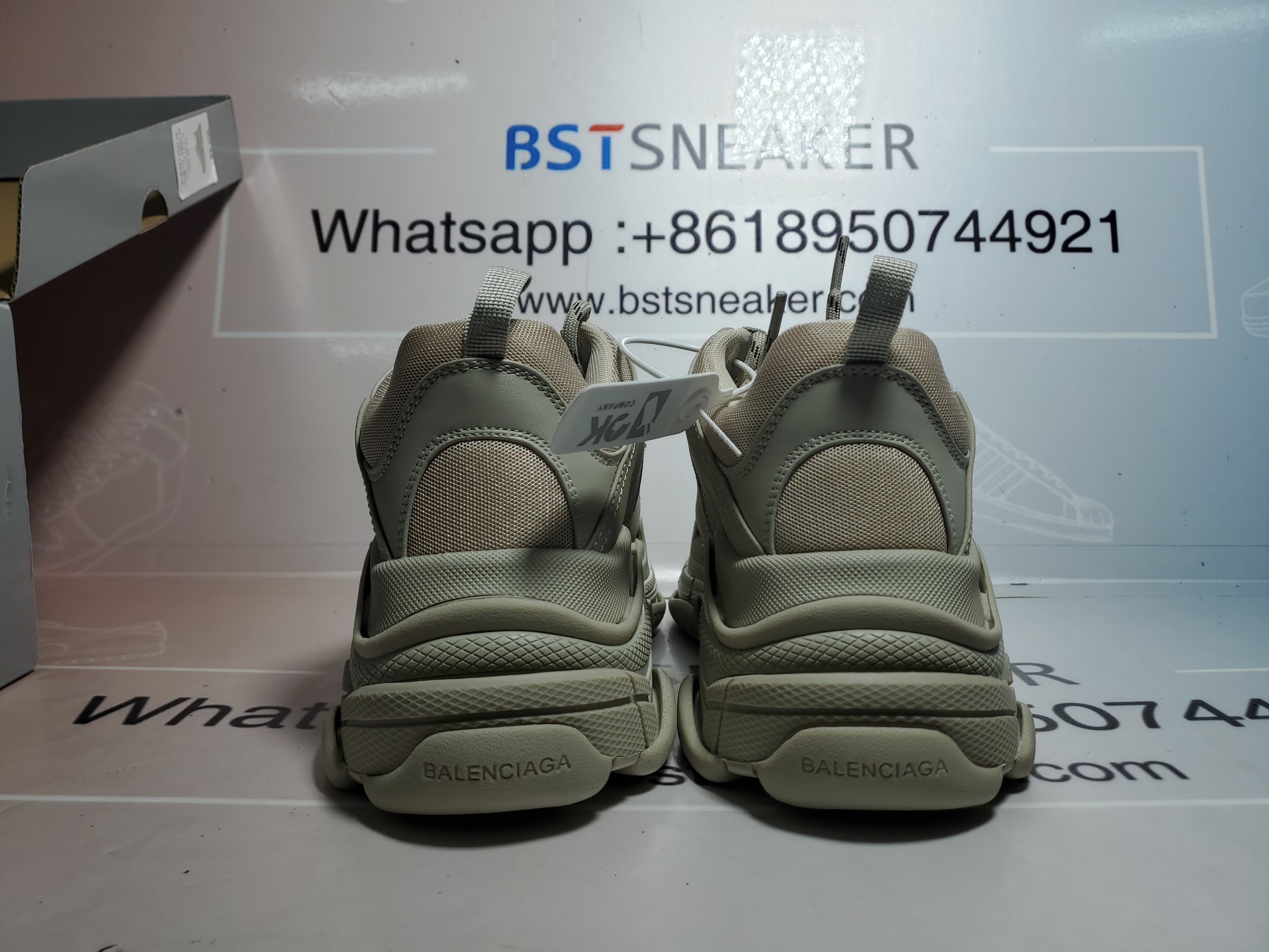 Bstsneaker- Balenciaga Triple S Rice Ash 534737 W2FW1 9700 