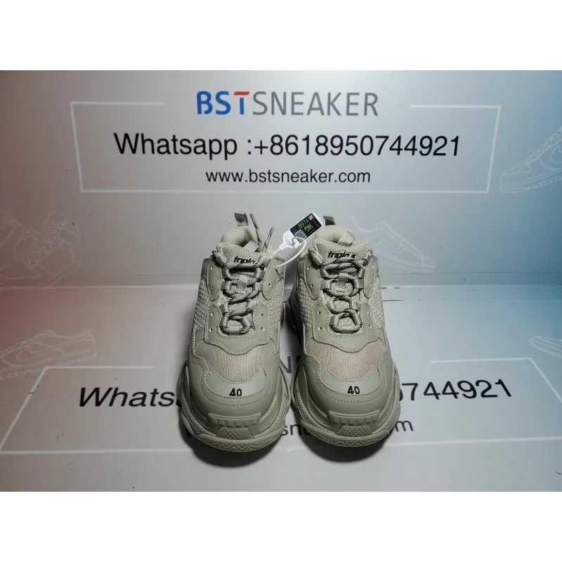 Bstsneaker- Balenciaga Triple S Rice Ash 534737 W2FW1 9700 