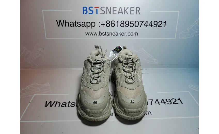 Bstsneaker- Balenciaga Triple S Rice Ash 534737 W2FW1 9700 