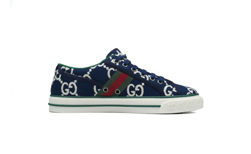 Bstsneaker-Gucci Men's Blue Tennis 1977 'Ink'