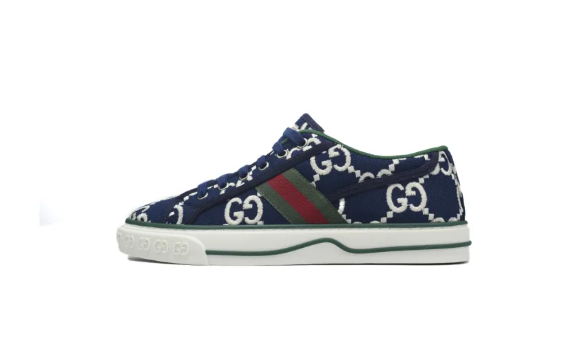 Bstsneaker-Gucci Men's Blue Tennis 1977 'Ink'