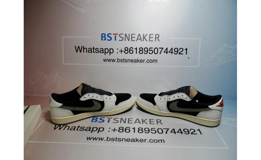 Bstsneaker-Air Jordan 1 Retro Low OG SP Travis Scott Olive DZ4137-106 