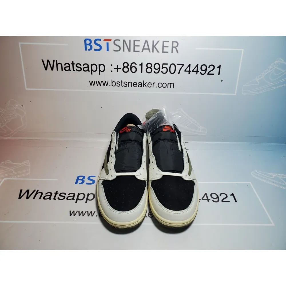 Bstsneaker-Air Jordan 1 Retro Low OG SP Travis Scott Olive DZ4137-106 