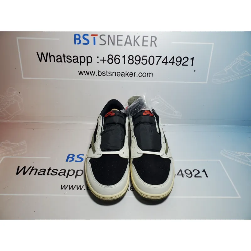 Bstsneaker-Air Jordan 1 Retro Low OG SP Travis Scott Olive DZ4137-106 