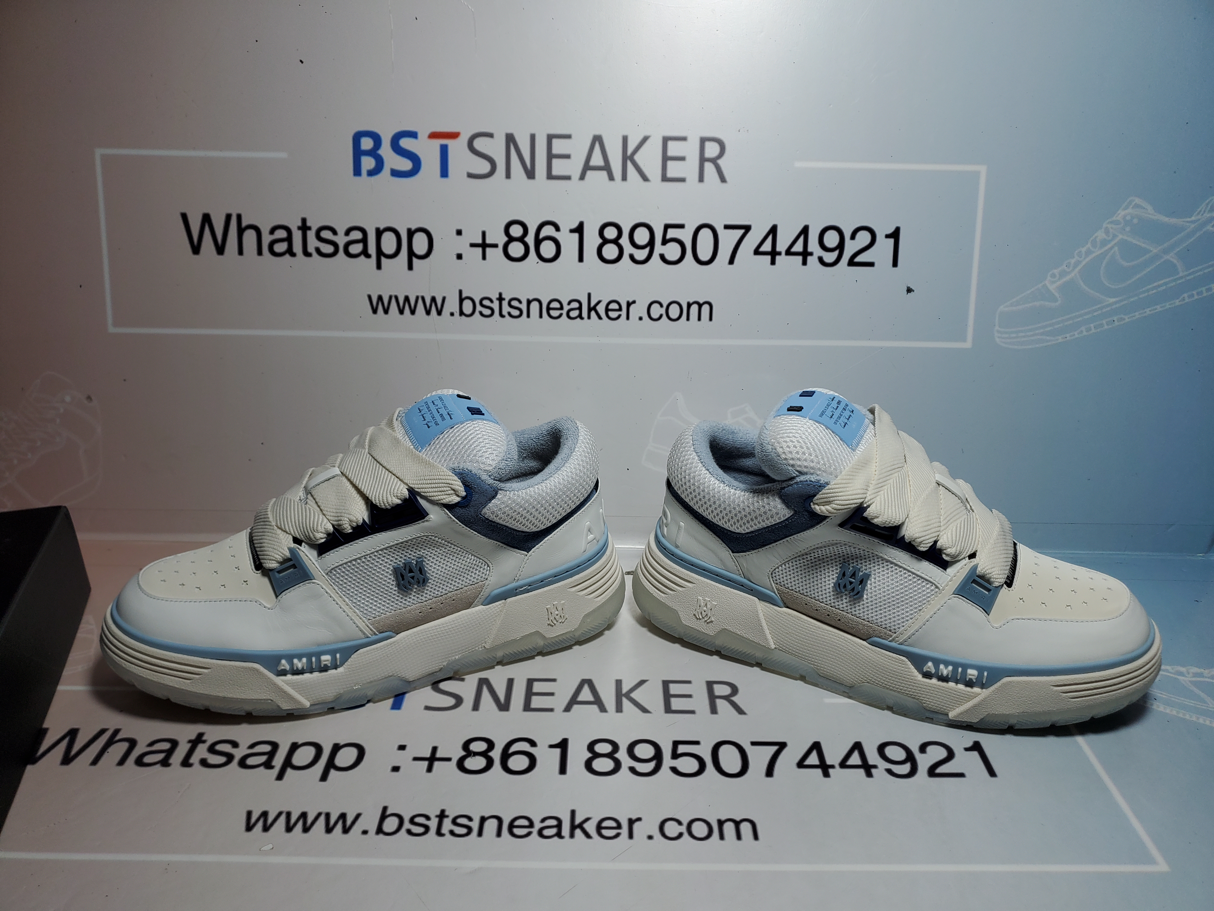 Bstsneaker-AMIRI White Blue