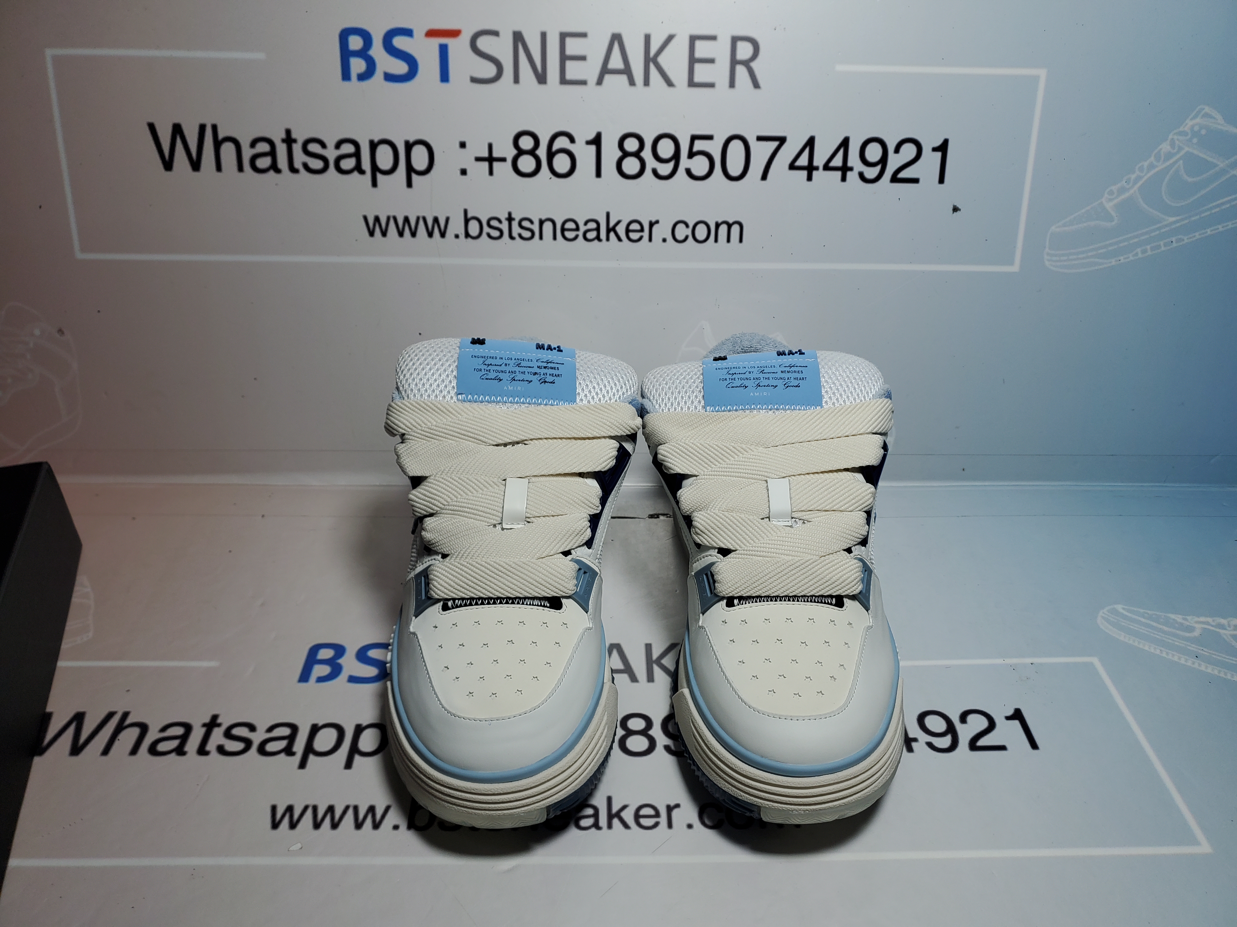 Bstsneaker-AMIRI White Blue