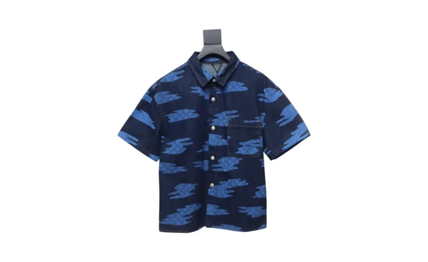 Bstsneaker- Louis vuitton Cloud Sky Blue Demin Shirt 180