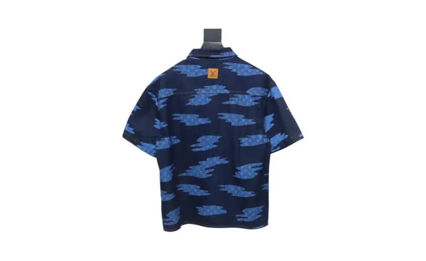 Bstsneaker- Louis vuitton Cloud Sky Blue Demin Shirt 180