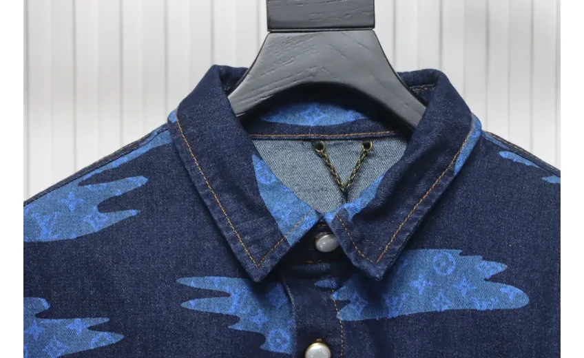 Bstsneaker- Louis vuitton Cloud Sky Blue Demin Shirt 180