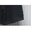 Bstsneaker-Chrome Hearts Distressed Embroidered Shorts Black 120