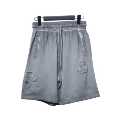 Bstsneaker-Chrome Hearts Distressed Embroidered Shorts 120 01