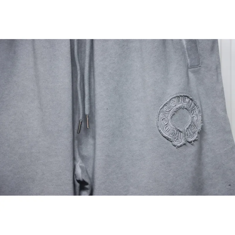 Bstsneaker-Chrome Hearts Distressed Embroidered Shorts 120