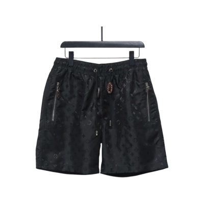 Bstsneaker-Louis Vuitton Full Print Monogram Zip-up Shorts 160 01
