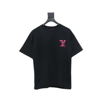 Bstsneaker- Louis Vuitton Embossed T-shirt Black 120 02