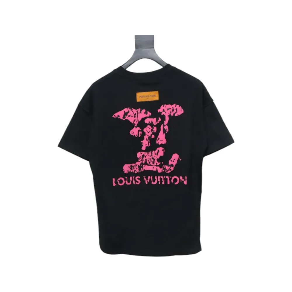 Bstsneaker- Louis Vuitton Embossed T-shirt Black 120