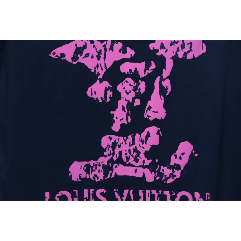 Bstsneaker- Louis Vuitton Embossed T-shirt Black 120