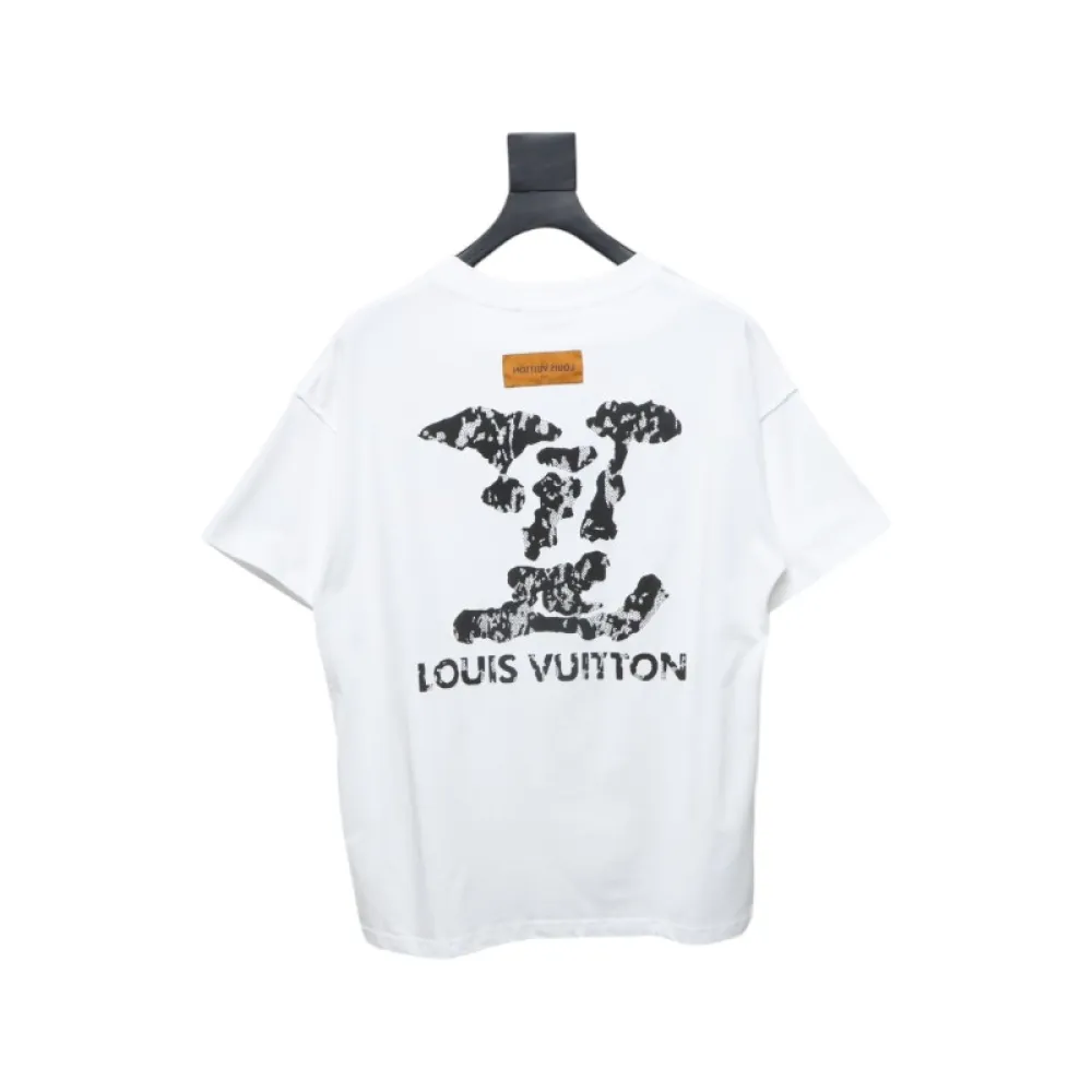 Bstsneaker- Louis Vuitton Embossed T-shirt White120
