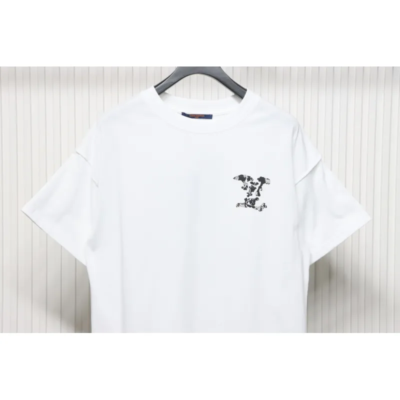 Bstsneaker- Louis Vuitton Embossed T-shirt White120