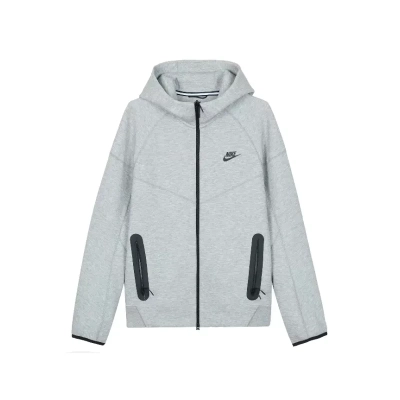 Bstsneaker- Nike Sportswear Tech Fleece Full-Zip Hoodie & Joggers Grey Set 01