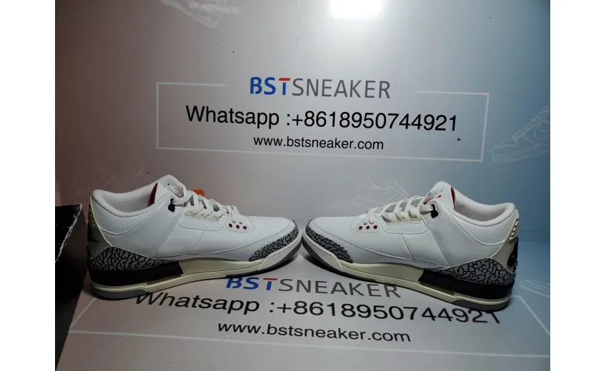 Bstsneaker- Air Jordan 3 White Cement Reimagined DN3707-100 