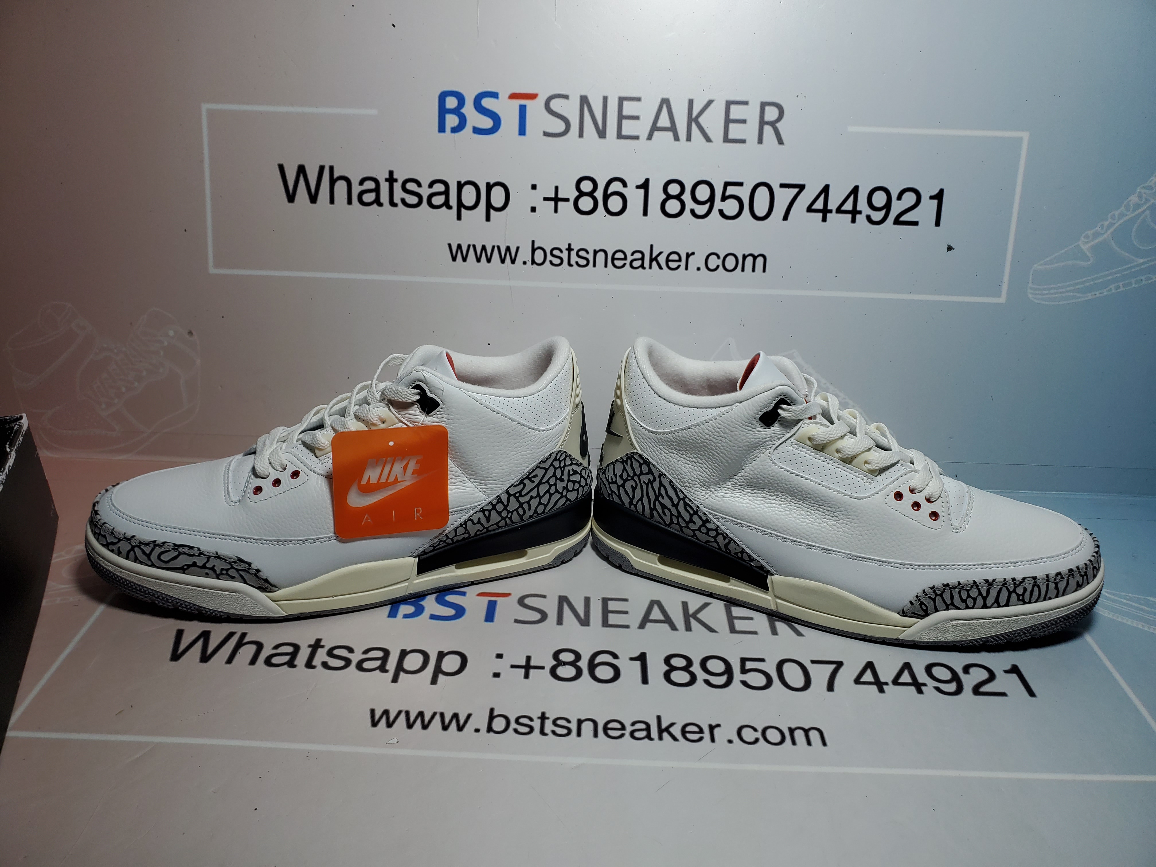 Bstsneaker- Air Jordan 3 White Cement Reimagined DN3707-100 