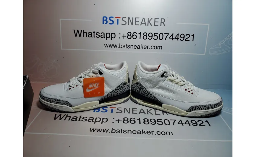 Bstsneaker- Air Jordan 3 White Cement Reimagined DN3707-100 