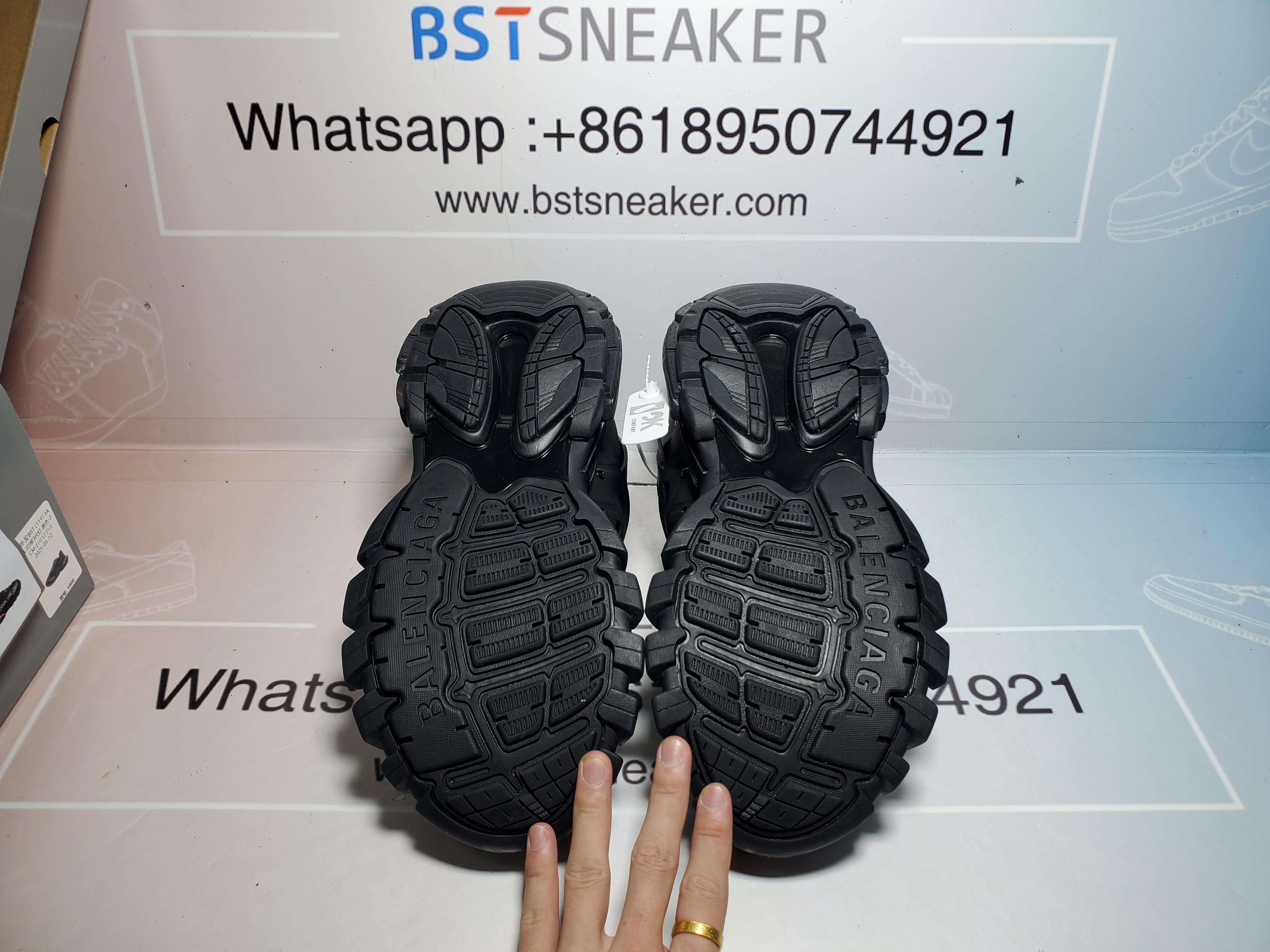 Bstsneaker-Balenciaga Tess S.Black 555032 W1GB7 1000 (With Led)
