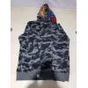 Bstsneaker-BAPE Color Camo Shark Zip Hoodie Black 4580793319054
