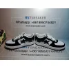 Bstsneaker-Bapesta Bathing Ape Bape Sta Low Black White Matte