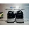 Bstsneaker-Bapesta Bathing Ape Bape Sta Low Black White Matte