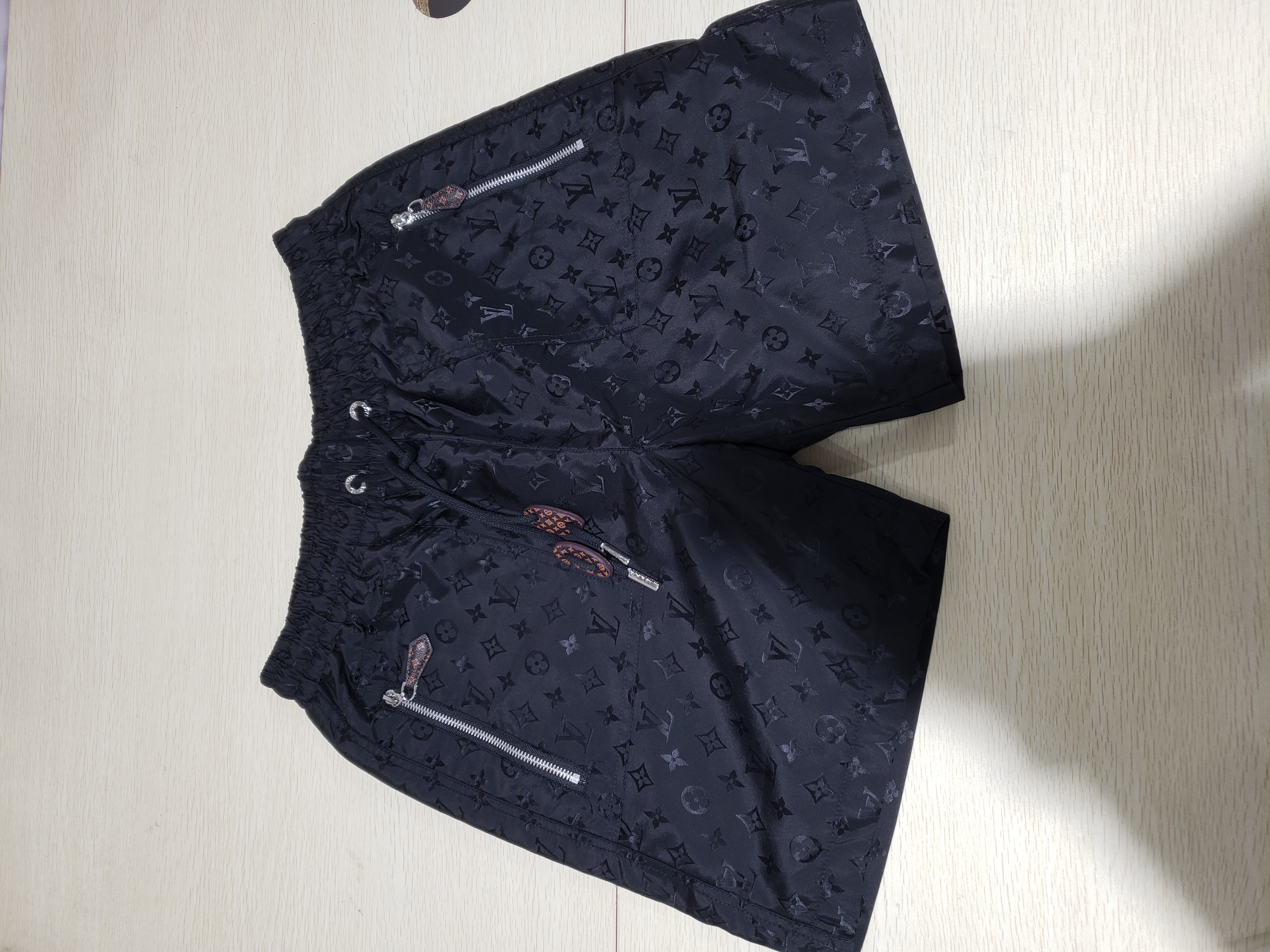 Bstsneaker-Louis Vuitton Full Print Monogram Zip-up Shorts 160
