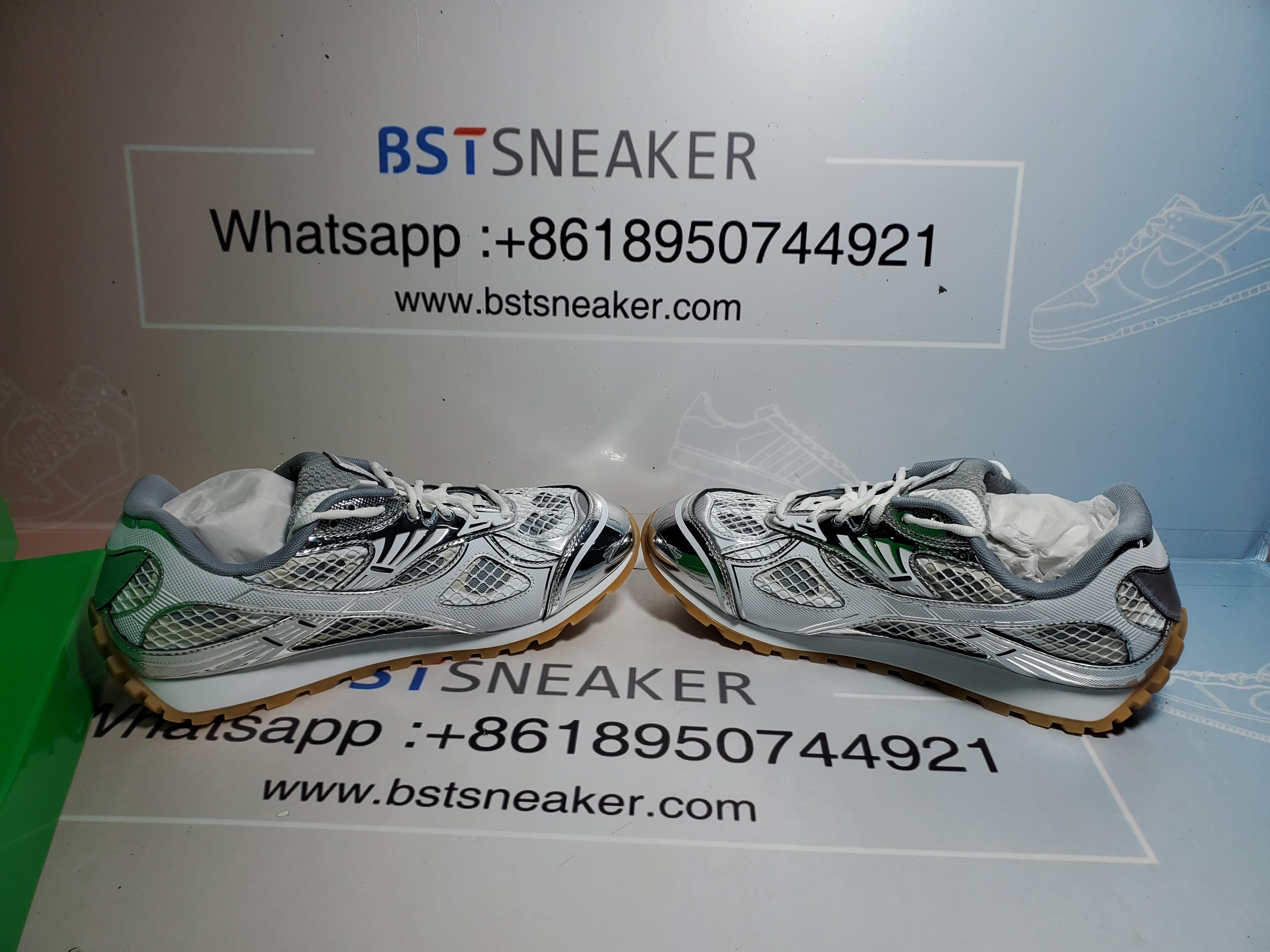 Bstsneaker-Bottega Veneta Orbit Silver