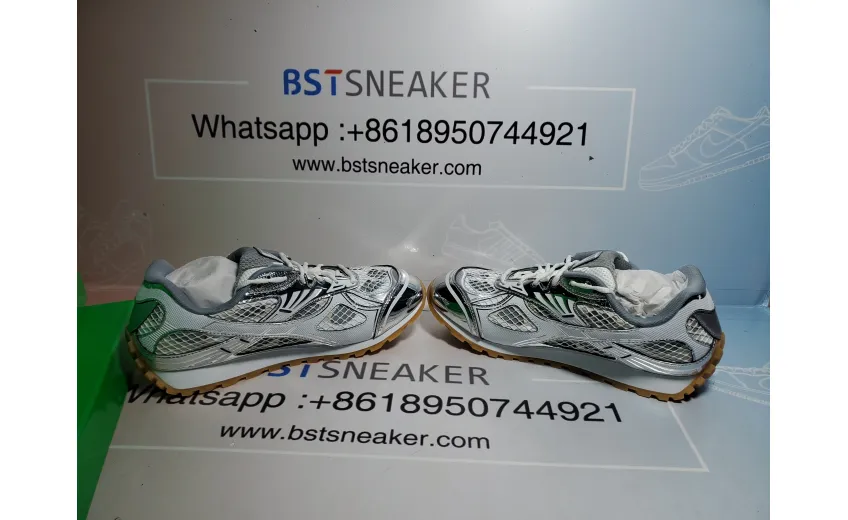 Bstsneaker-Bottega Veneta Orbit Silver