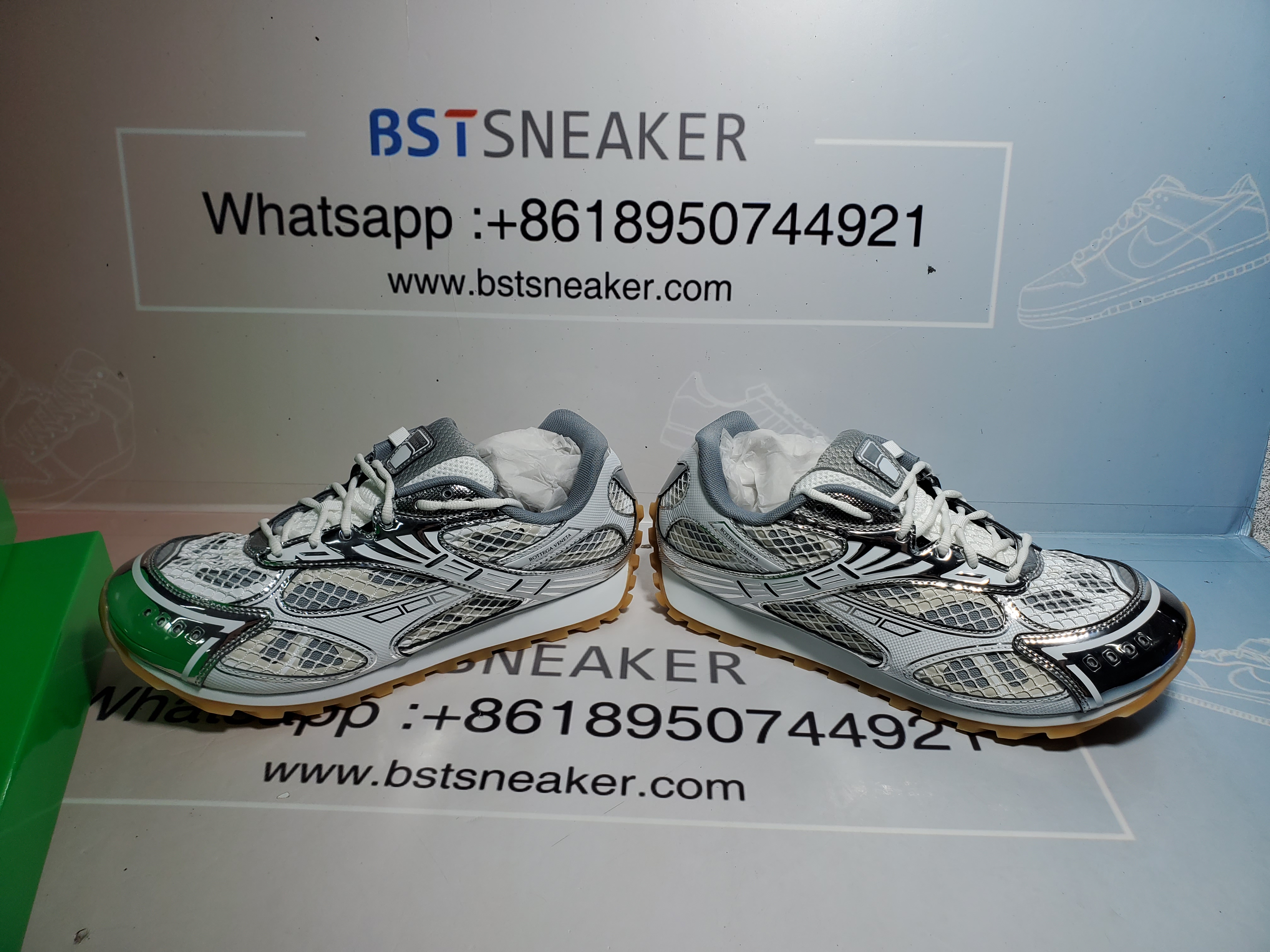 Bstsneaker-Bottega Veneta Orbit Silver