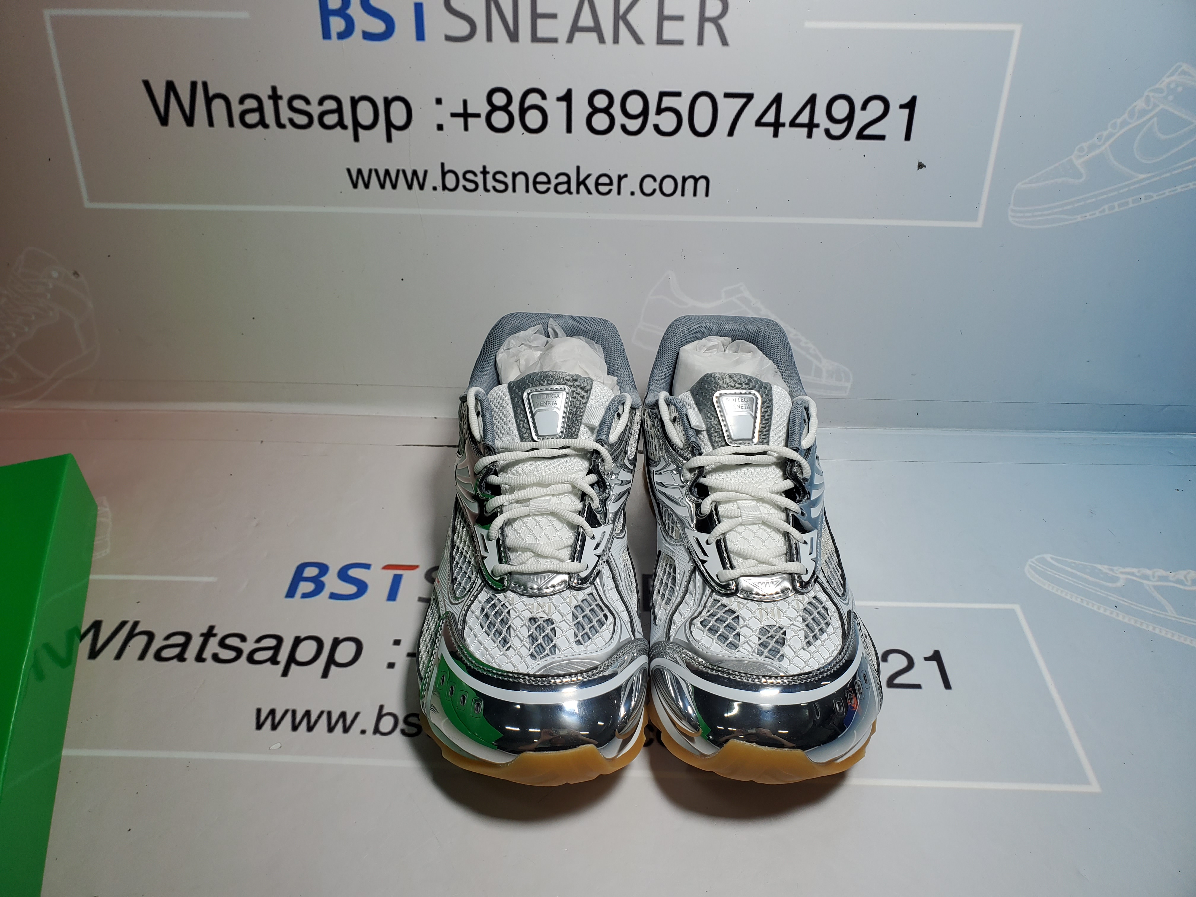 Bstsneaker-Bottega Veneta Orbit Silver