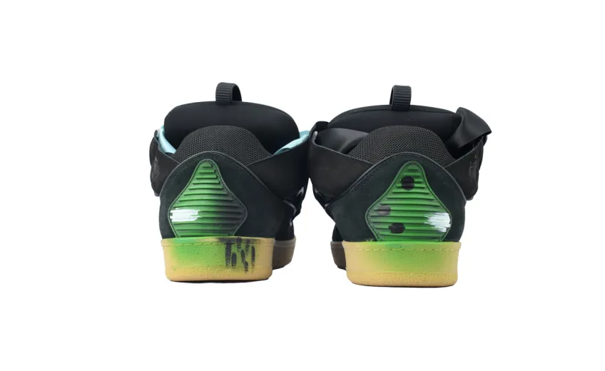 Bstsneaker- Lanvin Leather Curb Gallery Dept Black Multi FM-SKRK11-DRGD-P2210S1