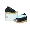 Bstsneaker- Lanvin Leather Curb Gallery Dept Black Multi FM-SKRK11-DRGD-P2210S1