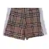 Bstsneaker- Burberry Classic vintage plaid patchwork webbing shorts 200