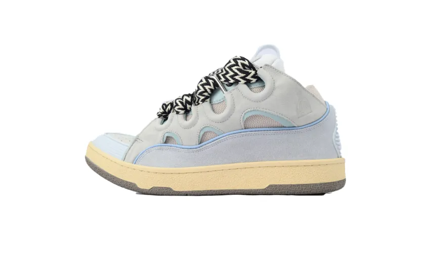 Bstsneaker- LANVIN Top Version White Blue
