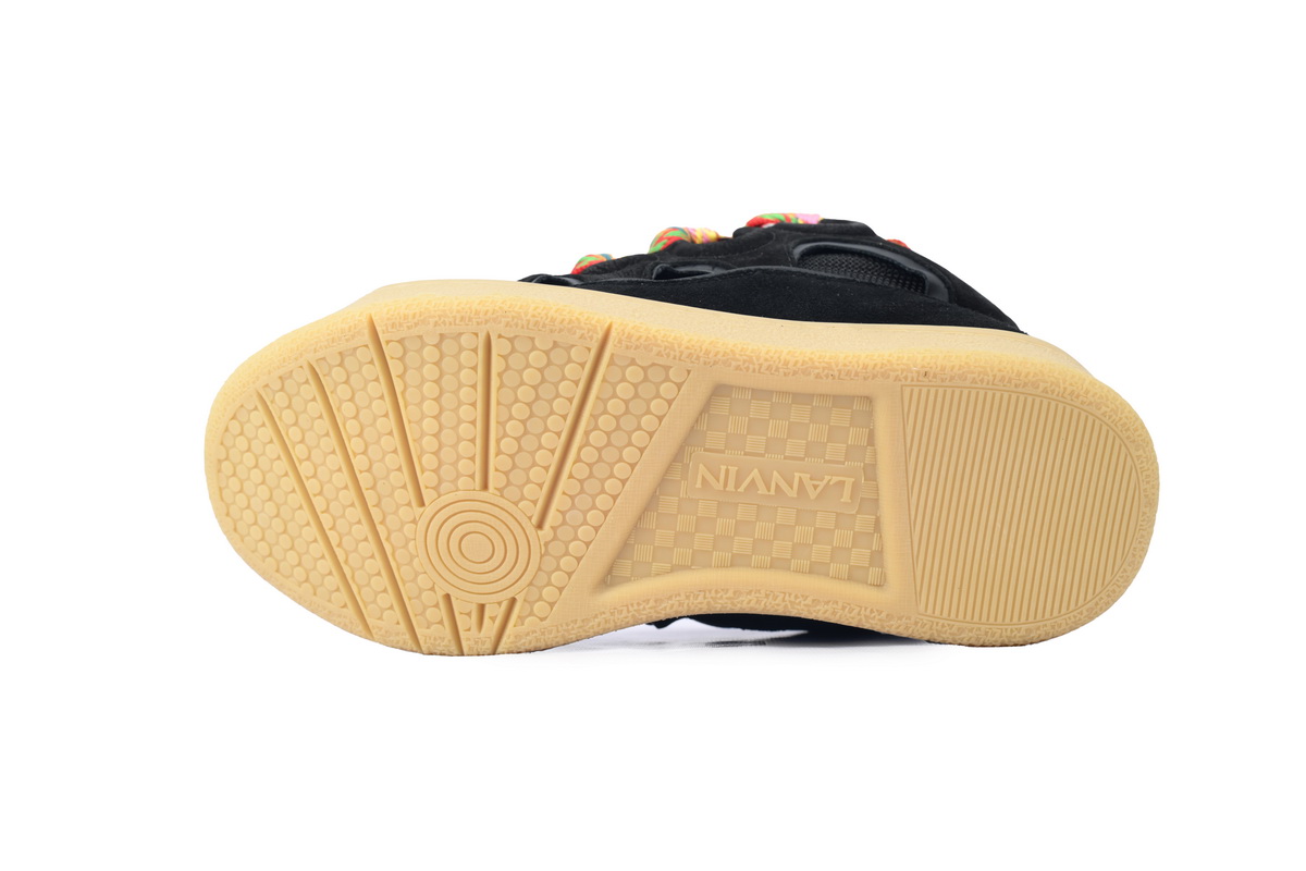 Bstsneaker- Lanvin Leather Curb Black  FM-SKRK11-DRAG-A2010