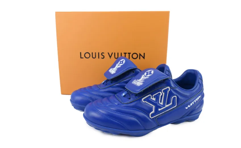 Bstsneaker- LOUIS VUITTON LV Footprint Soccer Blue Sneaker 