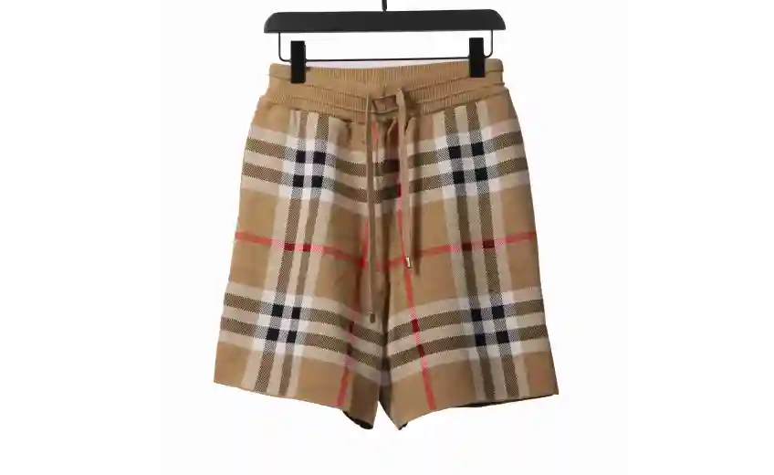 Bstsneaker- Burberry Classic Check Knit Shorts 100