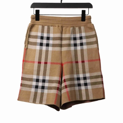 Bstsneaker-Burberry Classic Check Knit Shorts 100 02
