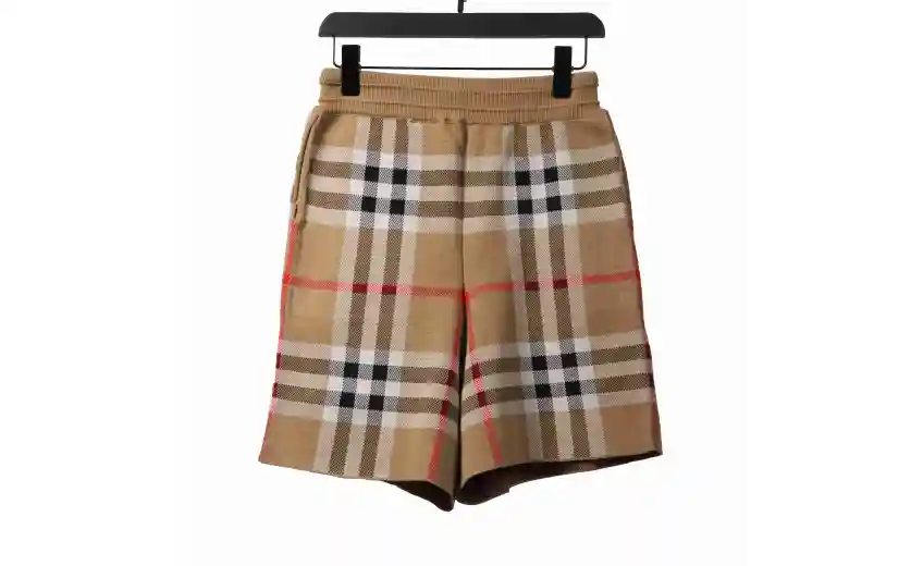 Bstsneaker- Burberry Classic Check Knit Shorts 100