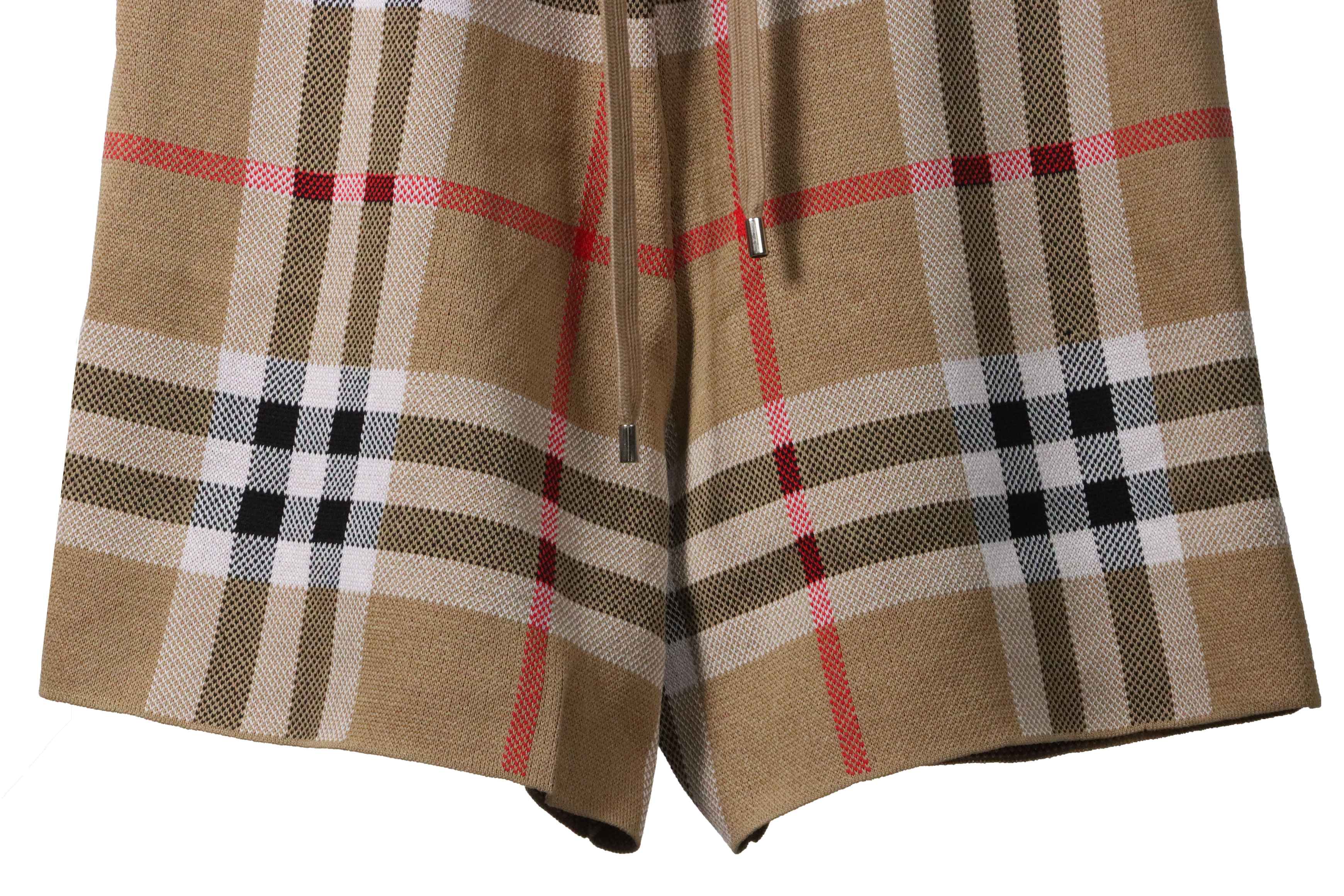 Bstsneaker- Burberry Classic Check Knit Shorts 100