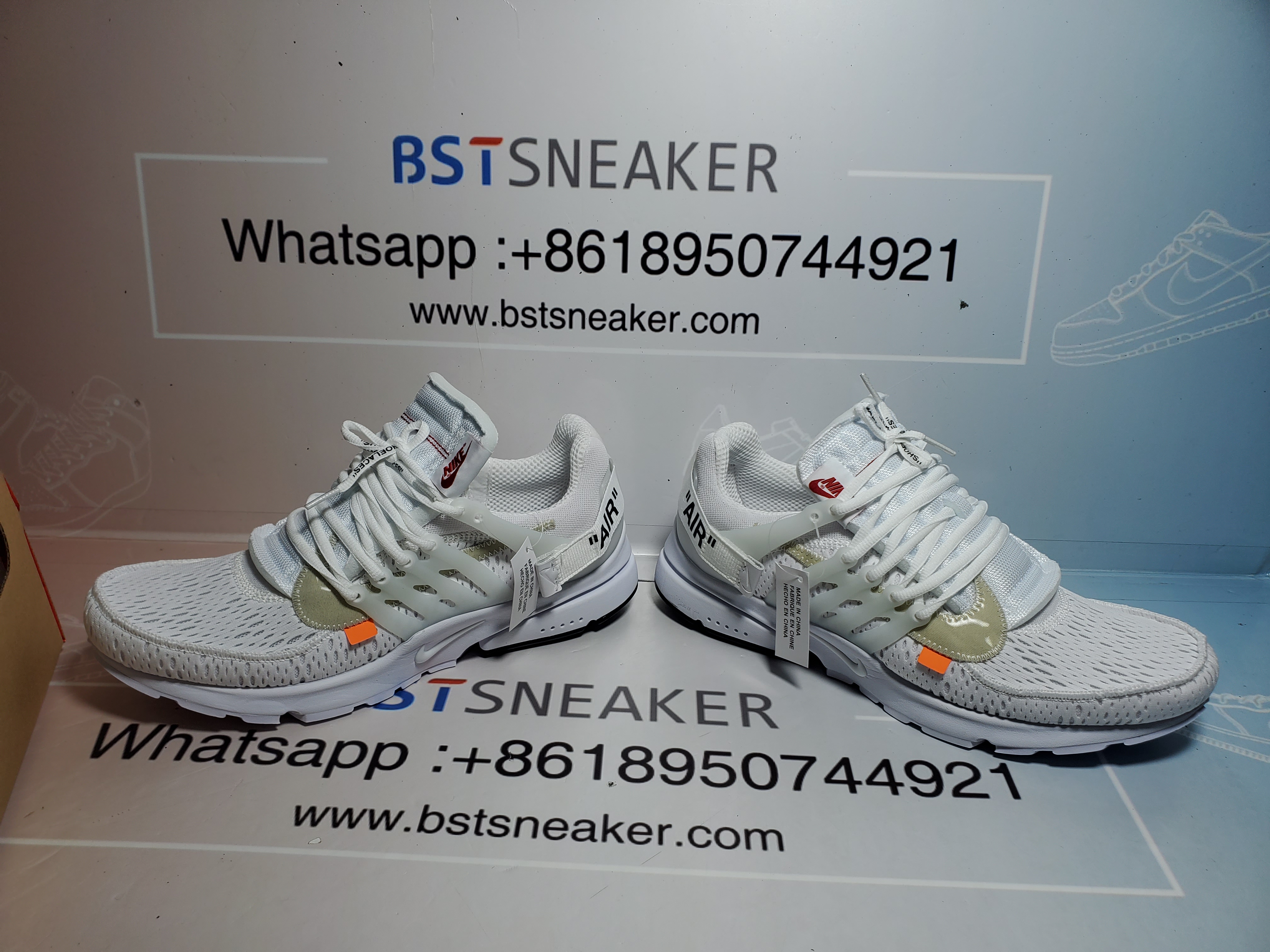 Bstsneaker- Nike Air Presto Off-White White (2018) AA3830-100 