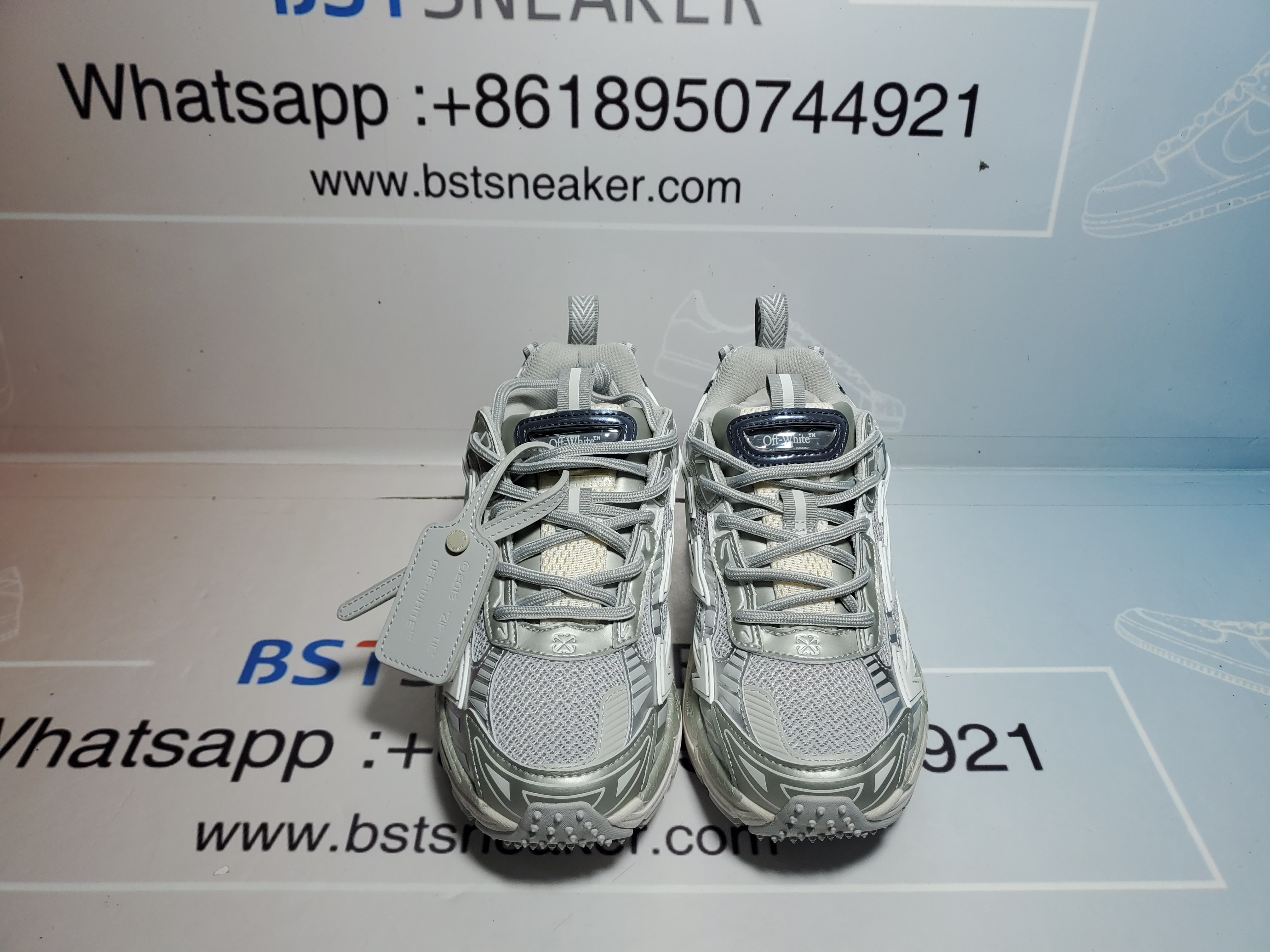 Bstsneaker-OFF WHITE Out Of Military White Gray OMIA295F24 FAB00 10606