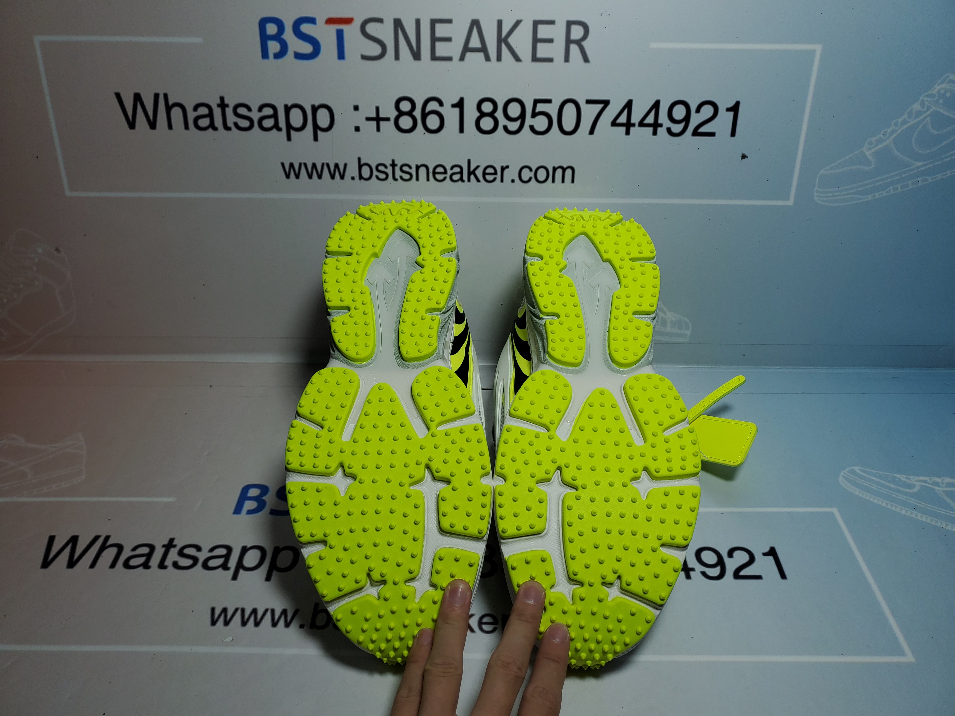 Bstsneaker-OFF WHITE Out Of Fluorescent Green OMIA295F24 FAB00 10011